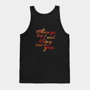 Keep It Real - Red Tank Top